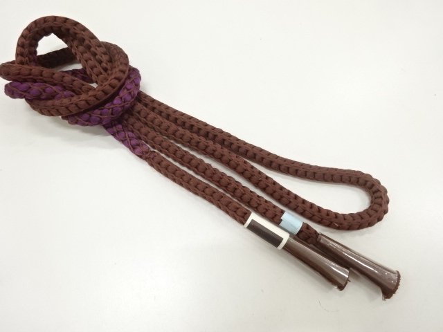 未使用品　正絹　手組帯締め